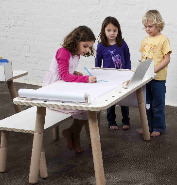 Growing Table drawing roll for children table Pure Position