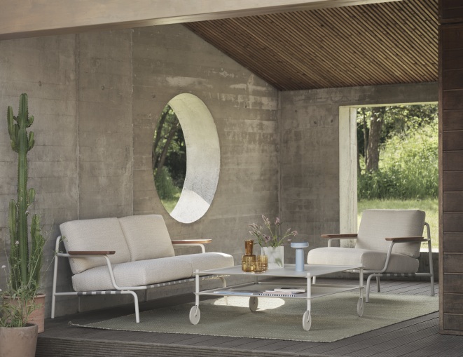 Flow Coffee Table Coffee Table on castors Indoor / Outdoor Muuto