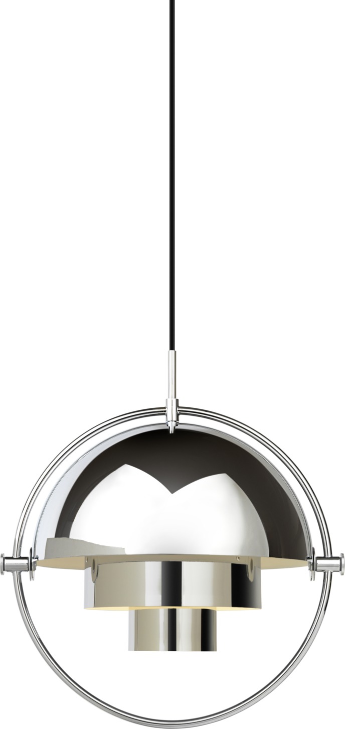 Multi-Lite pendant lamp Chrome Gubi Multi-Lite pendant lamp Chrome Gubi