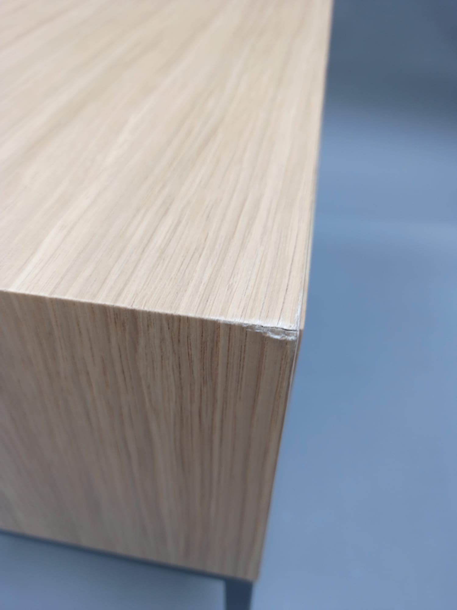 Dina side table, natural oak, Jan Kurtz, defective copy 