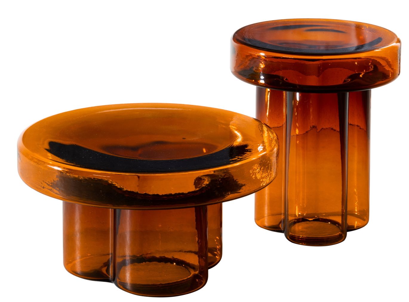 Soda Side Table Amber Ø 55 cm Miniforms