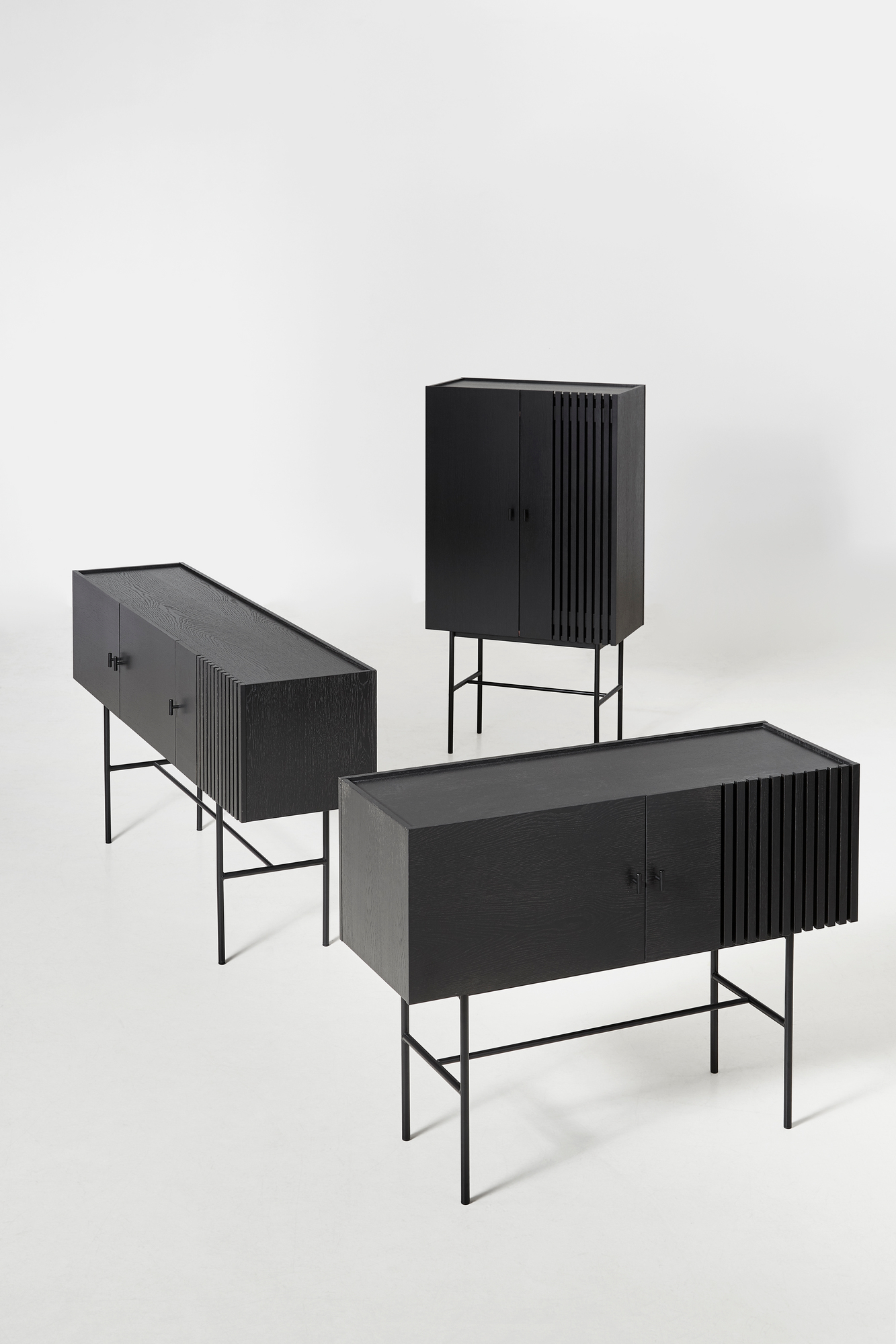 Array Sideboard (120cm) Black Woud