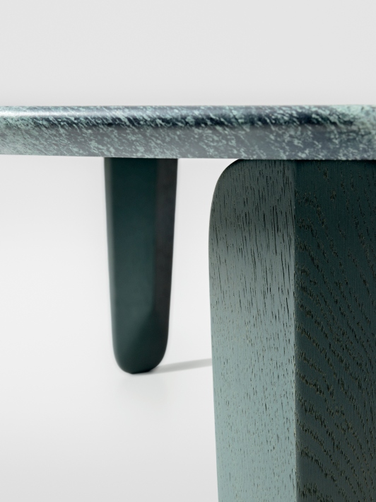 Kuyu Marble Round Marble Coffee Table Round Zeitraum