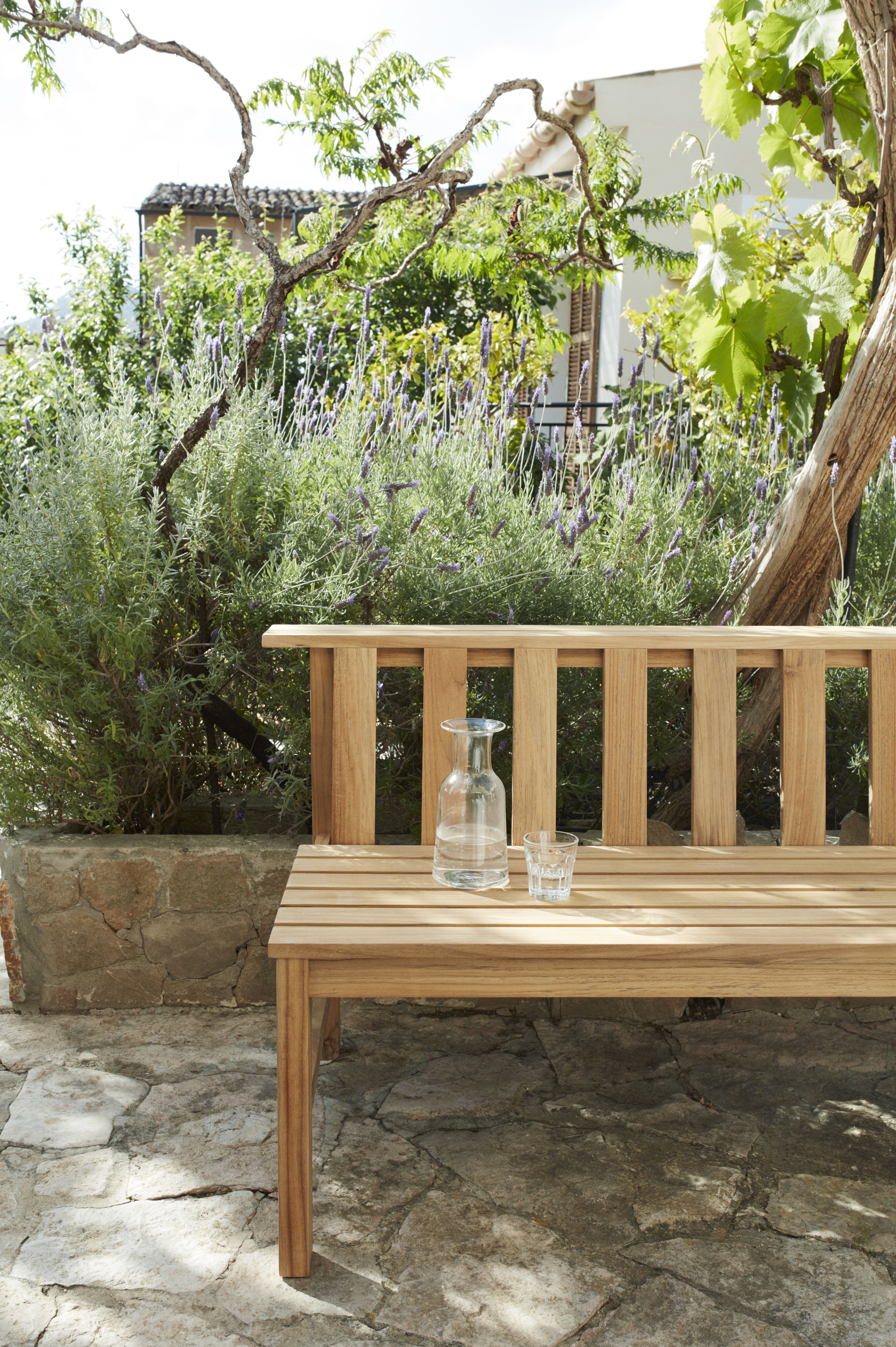 Cadence Bench Teak Outdoor Skagerak by Fritz Hansen