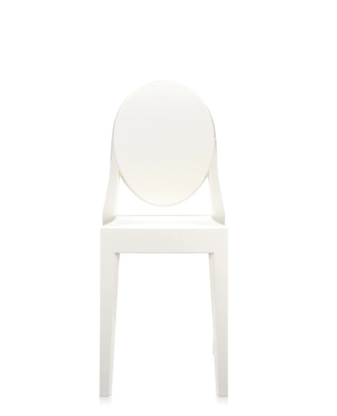 Victoria Ghost Chair 2-er Set Kartell Opaque white glossy