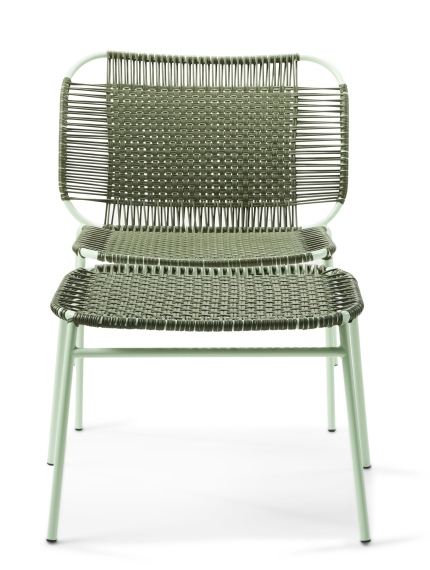 Cielo Footstool Footstool Outdoor ames Olive green - Pastel green