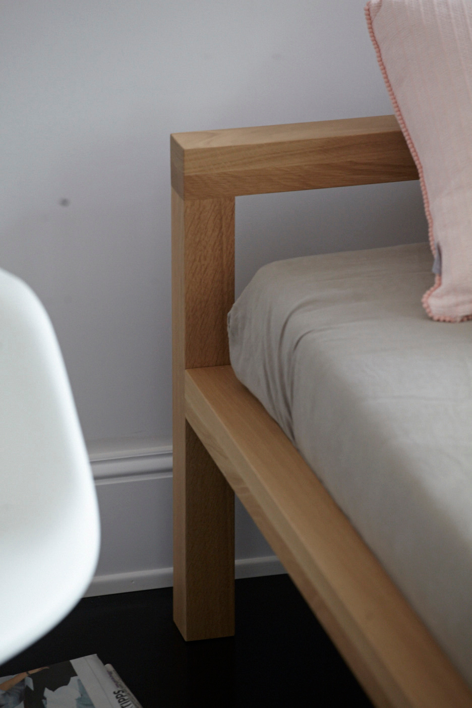Pure bed solid oak 180 x 200 cm Hans Hansen