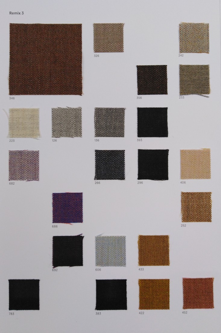 Fabric pattern card Remix 3 Kvadrat