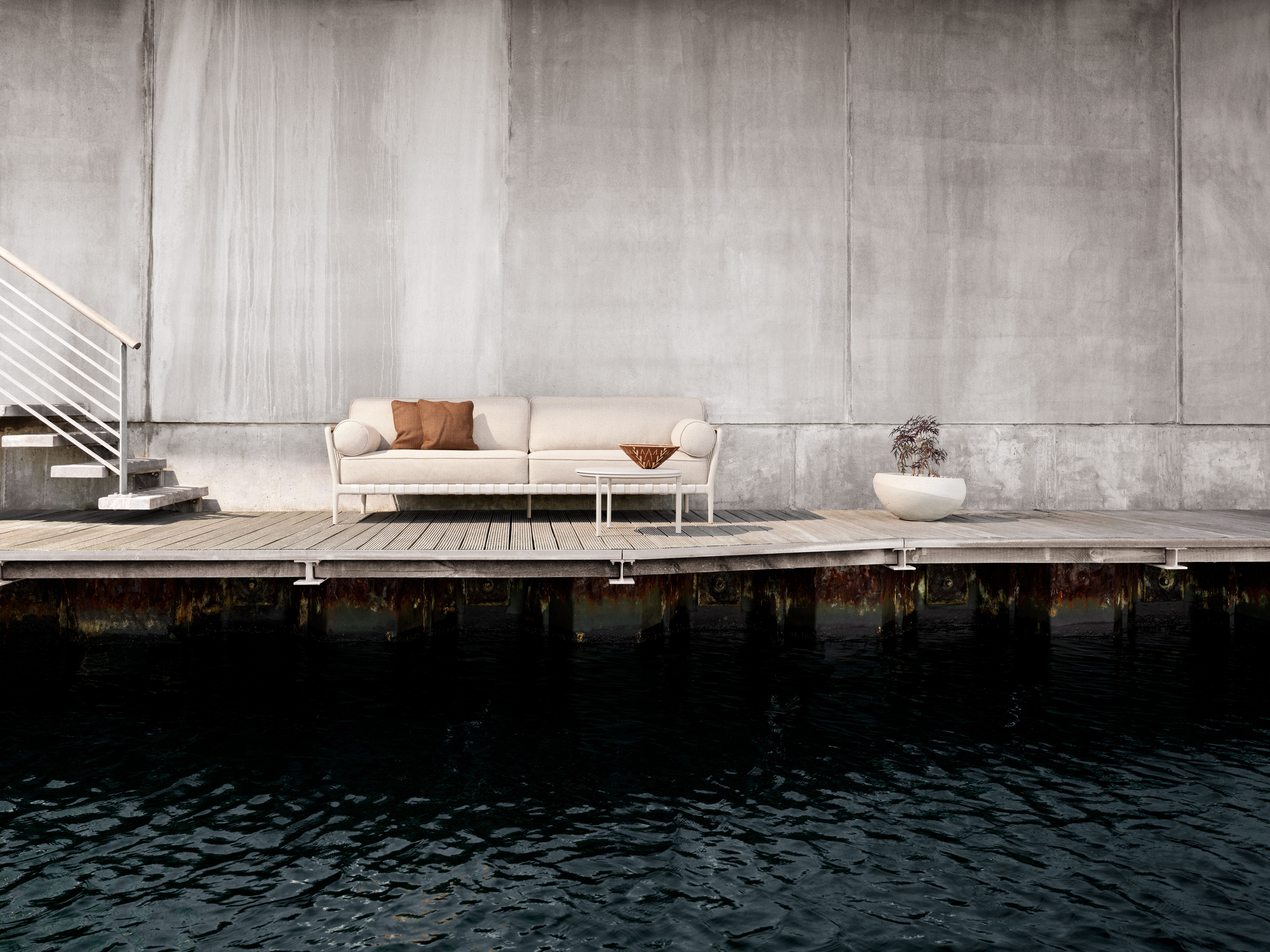 Open-Air Outdoor Sofa open end left Vipp