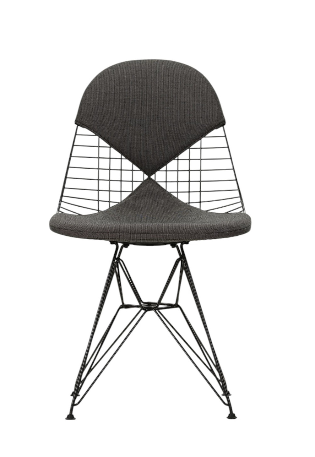 DKR-2 Wire Chair with seat and back cushion Vitra