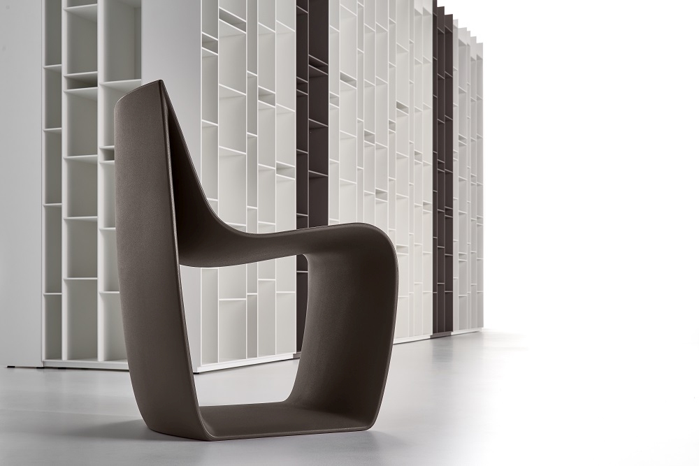 SIGN MATT Chair Indoor / Outdoor MDF Italia Concrete matte