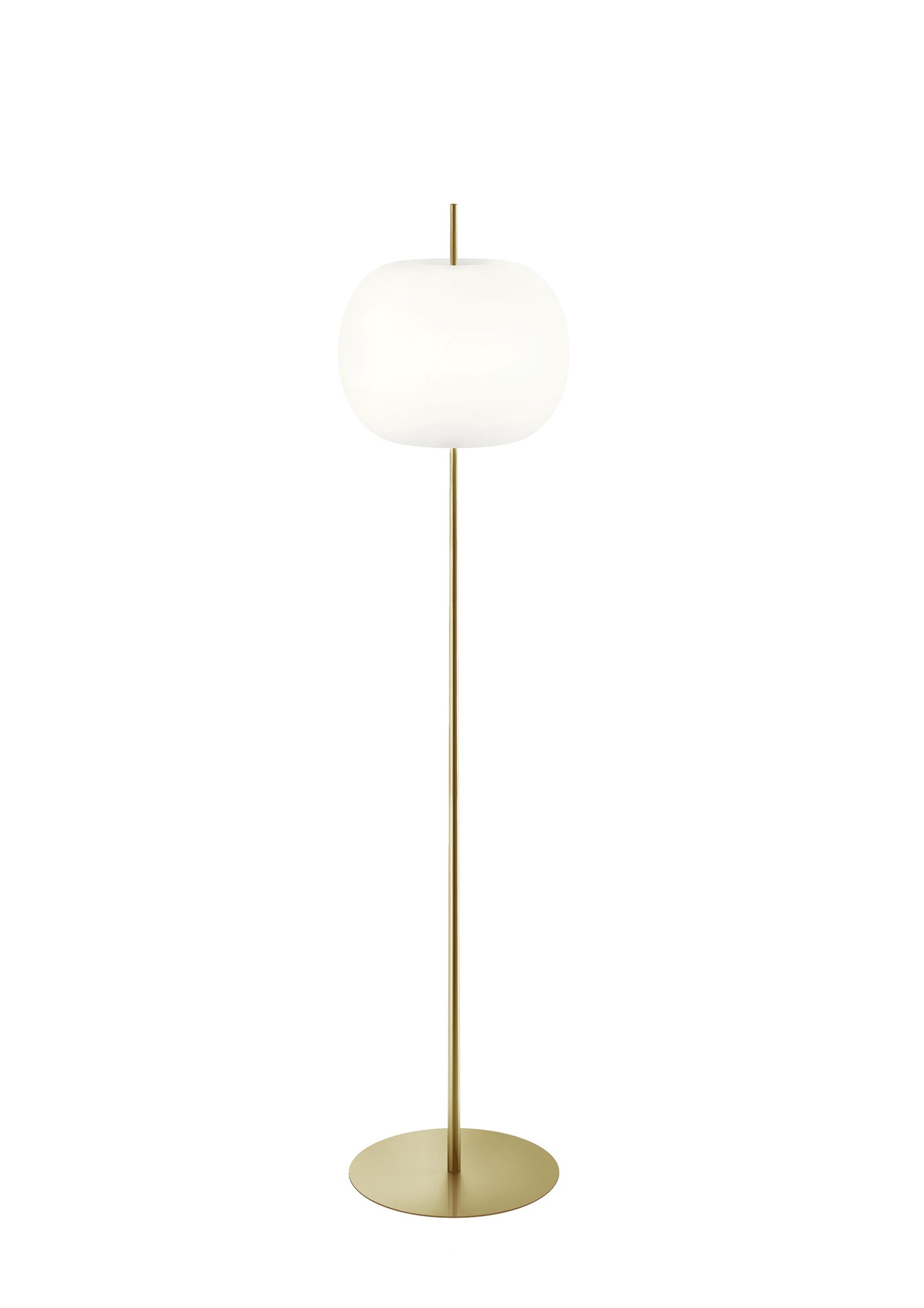 Kushi XL Floor Lamp Brass Kdln
