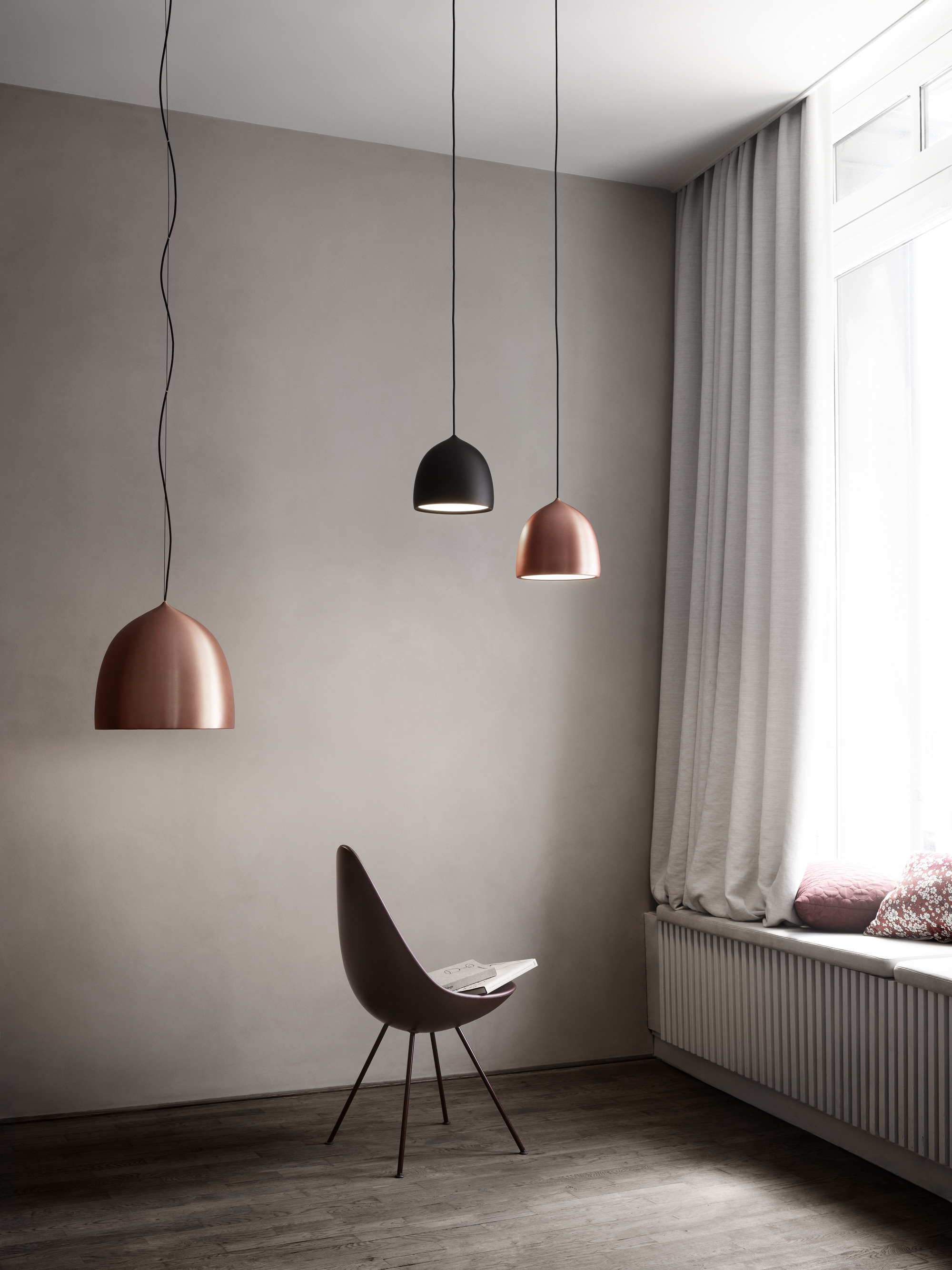 Suspence P1 Pendant Lamp Fritz Hansen Black
