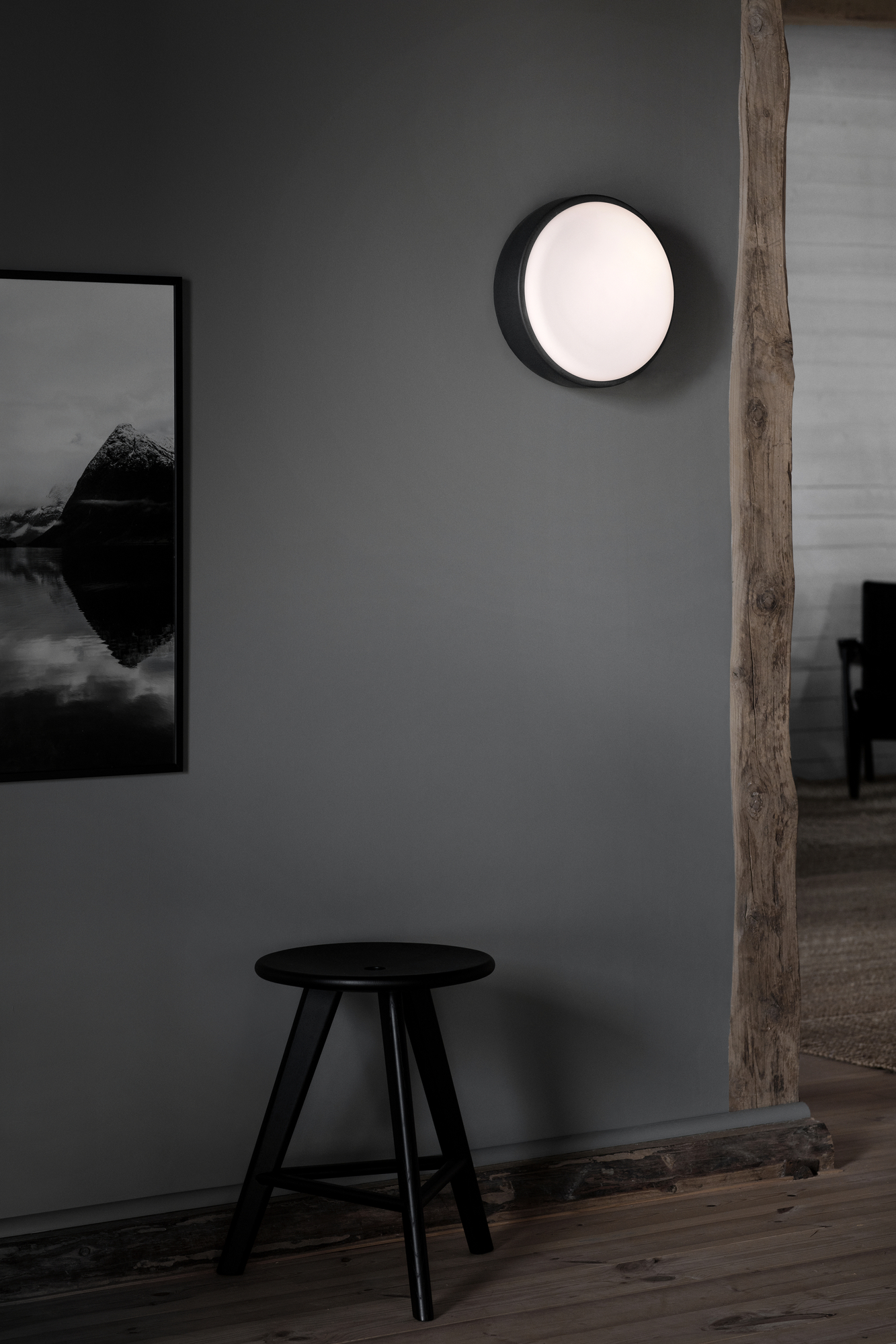 Over Me Wall and Ceiling Light Ø40 cm Dark Grey Northern