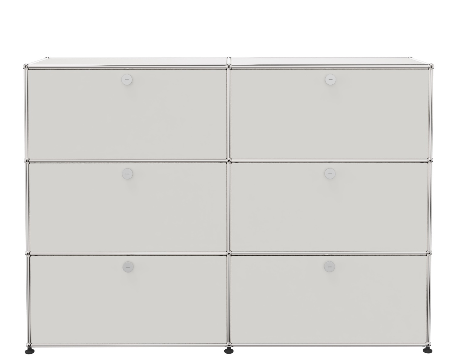 USM Haller Highboard 6 Flaps Pure white - FAST DELIVERY     