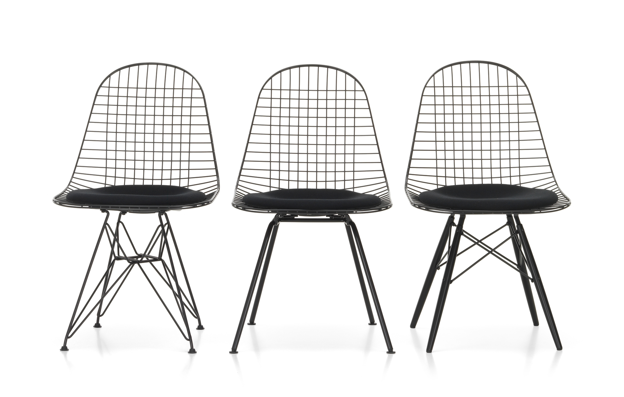 DKX-5 Wire Chair Chair with Seat Cushion Vitra