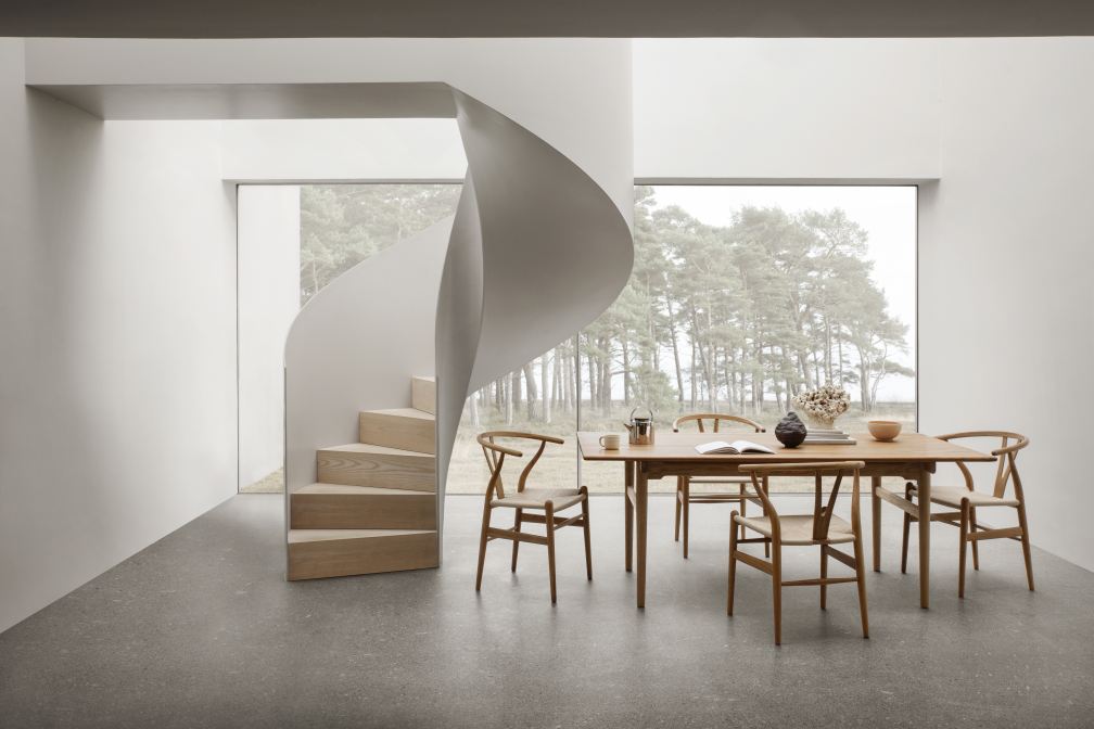 Dining Set 2 CH327 W 248 cm + 6x CH24 Chair Teak Carl Hansen & Søn 