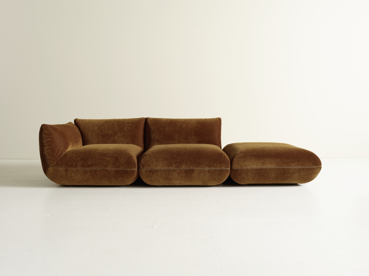 Jalis21 / Jalis 21 Configurable modular sofa 123 cm with armrest Cor