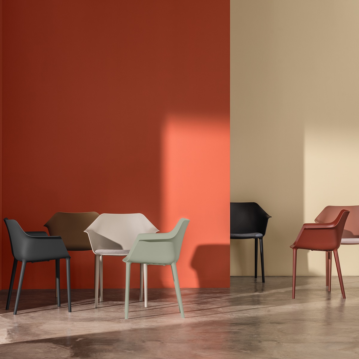 Gala Pure Eco SO0724 Stackable armchair Andreu World