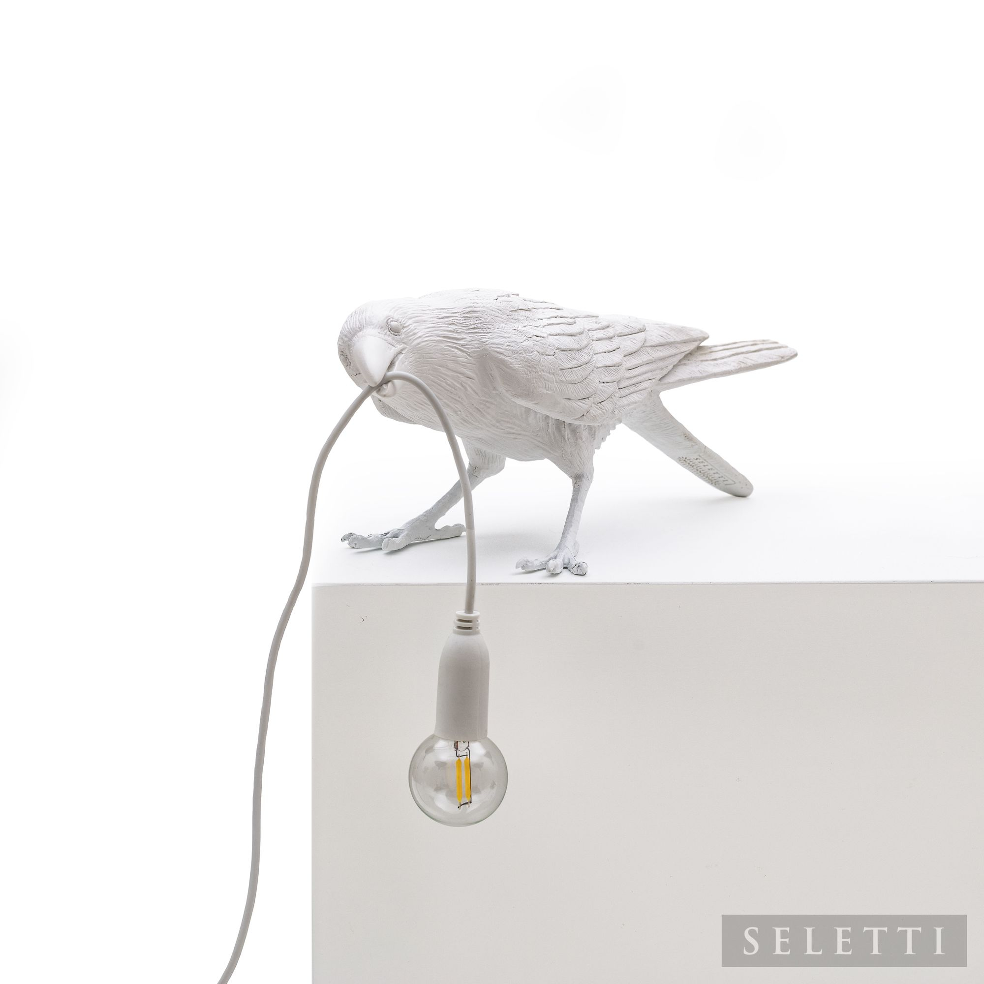 Bird Lamp Playing white lamp Seletti SINGLE PIECES