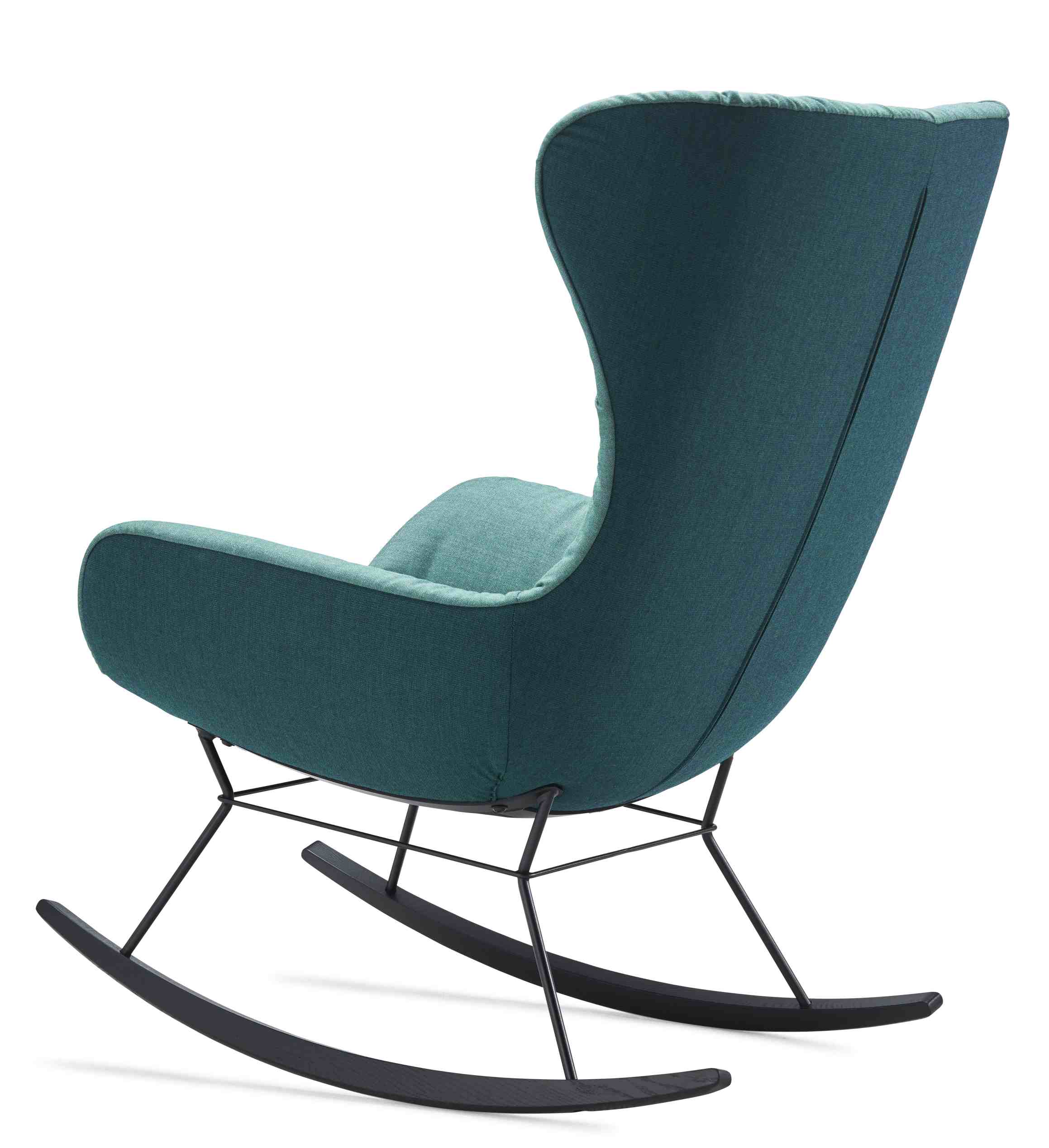 Leya Rocking Wingback Chair Freifrau Manufaktur