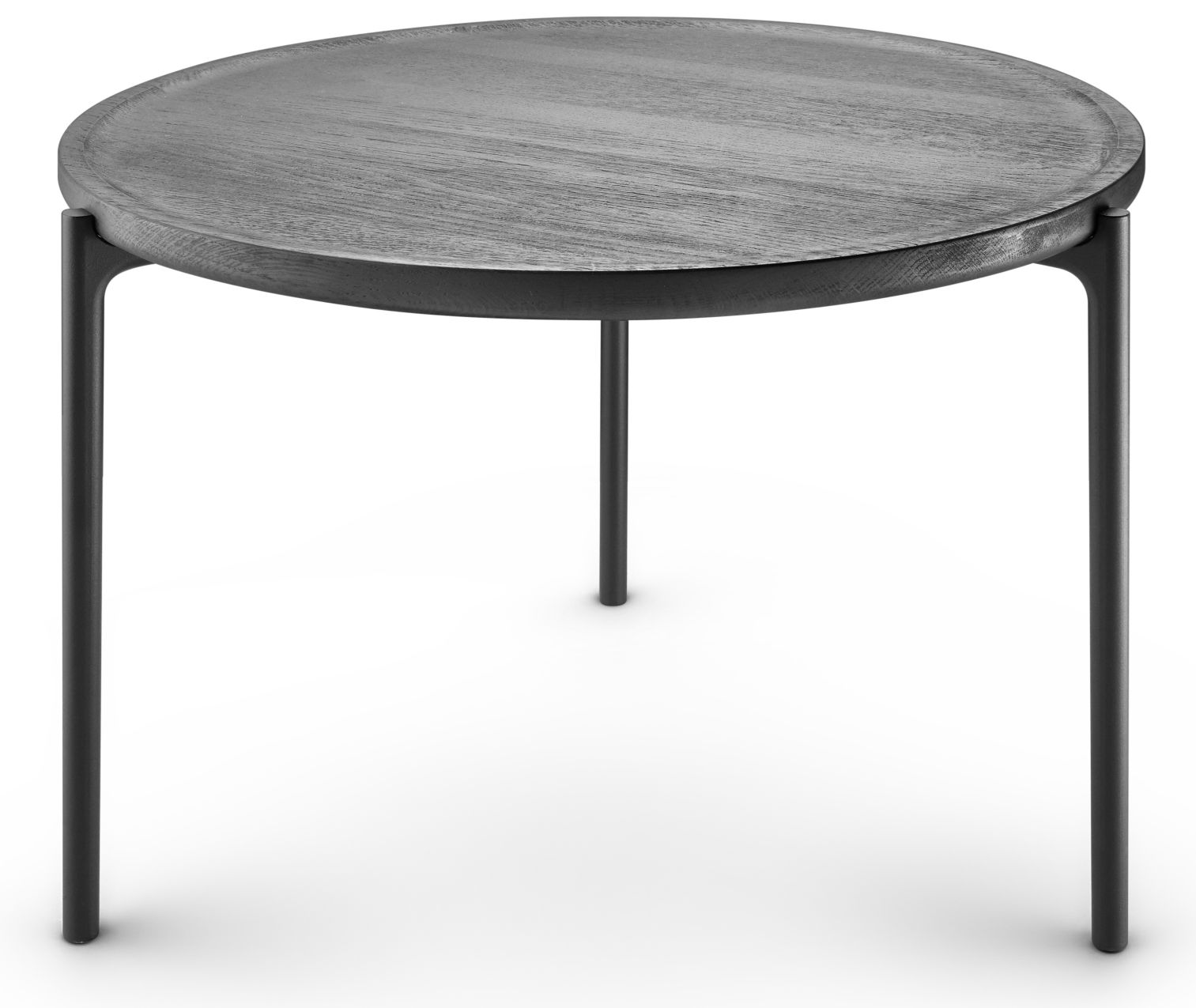 Savoye Round Oak Table - Black ø 60 x H 42 cm Eva Solo
