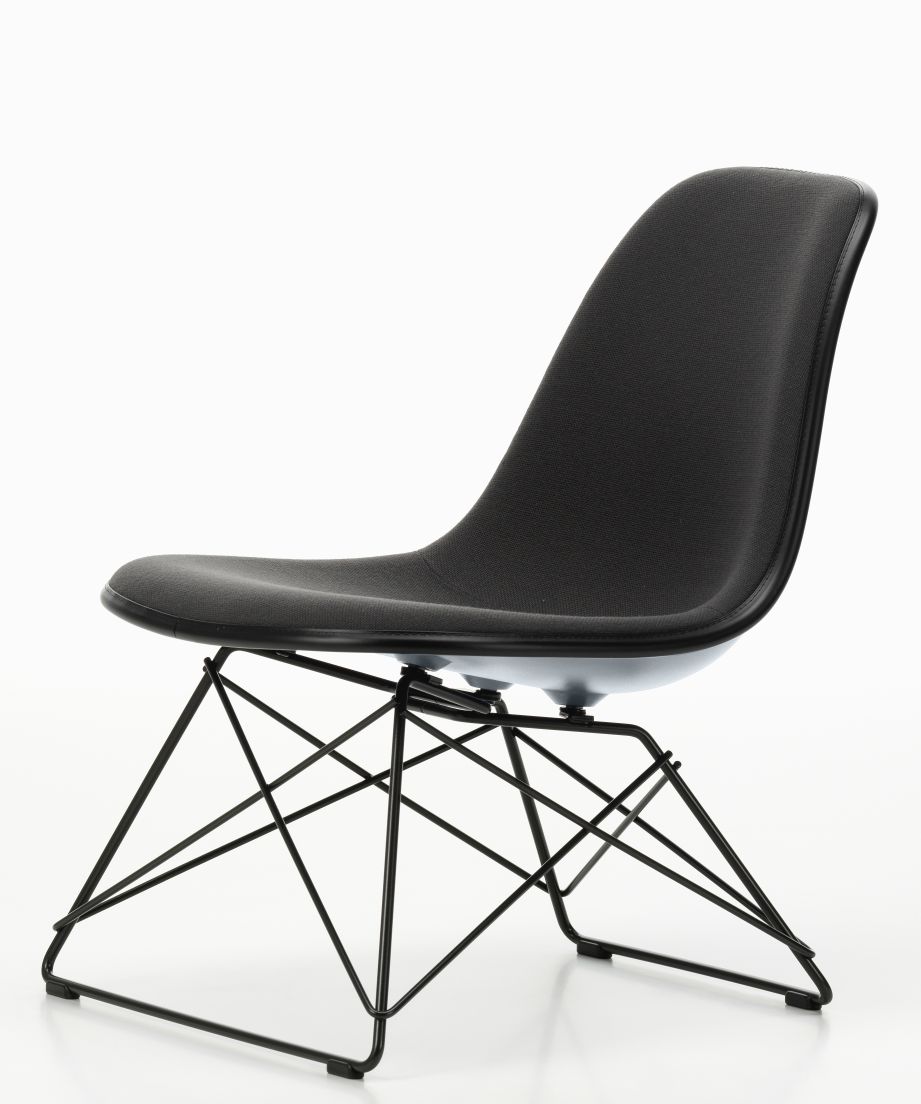 Eames Plastic Side Chair LSR Chair Fully upholstered Vitra