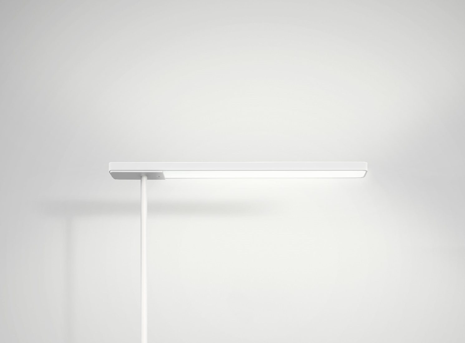 Slice² Table lamp with adapter for USM Haller table systems Serien Lighting white / integrated