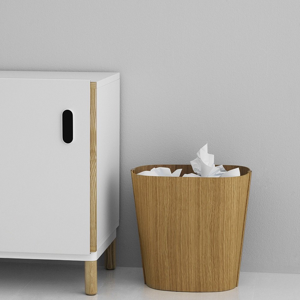 Tales of Wood Office Bin Wastebasket Normann Copenhagen