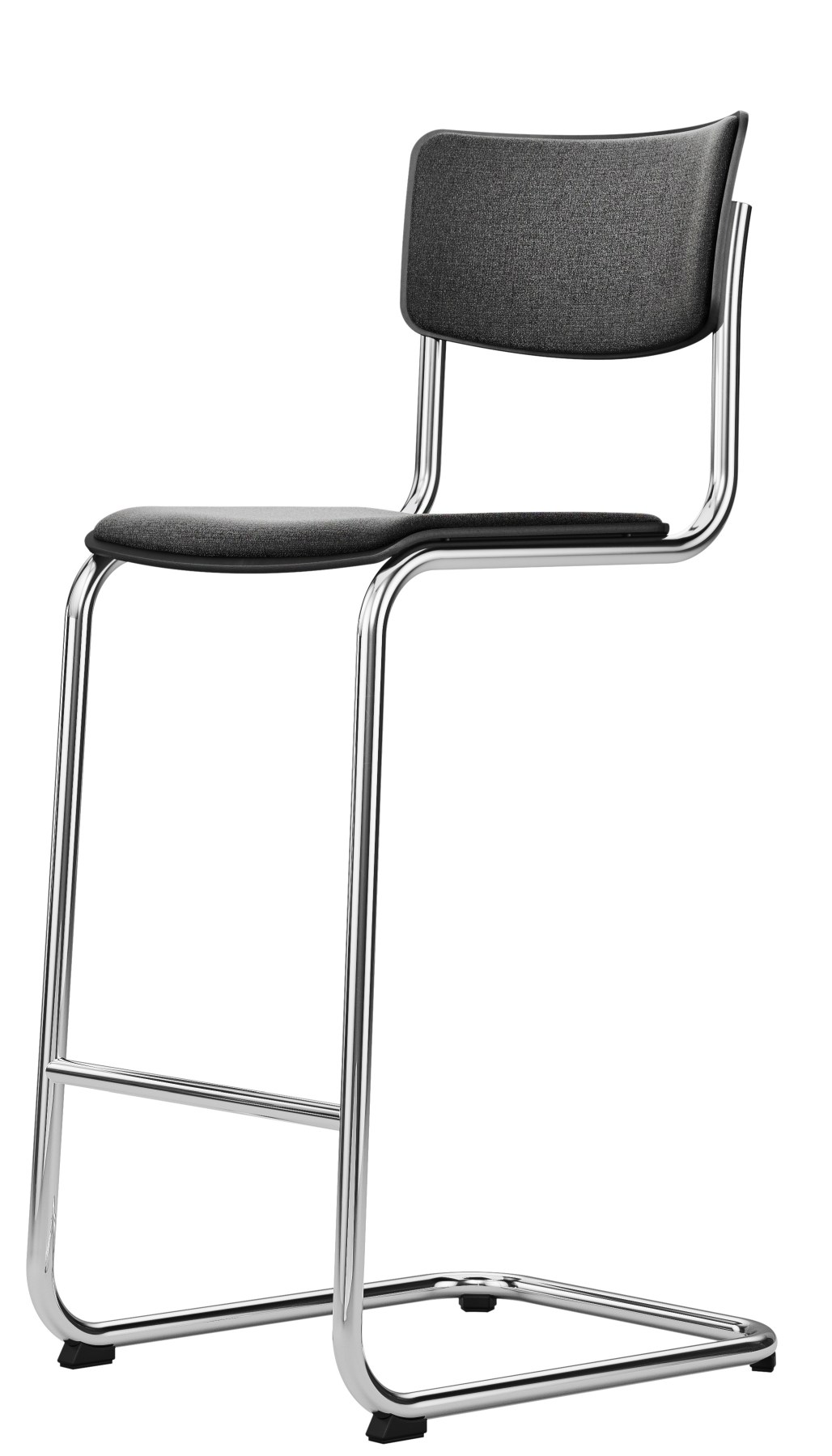 S 43 PVH Tubular Steel Classic Barstool Thonet