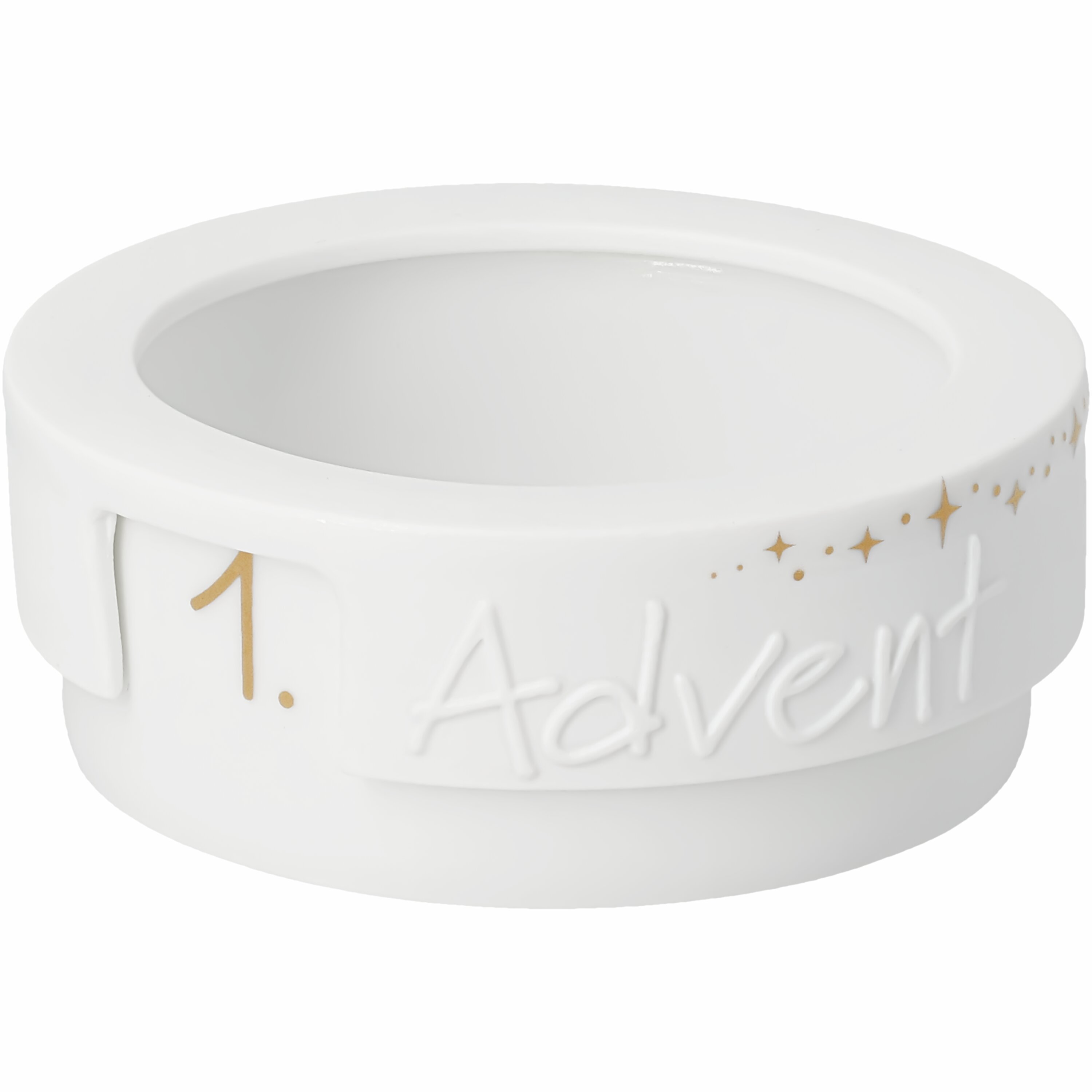 Small Advent light tealight holder wheels