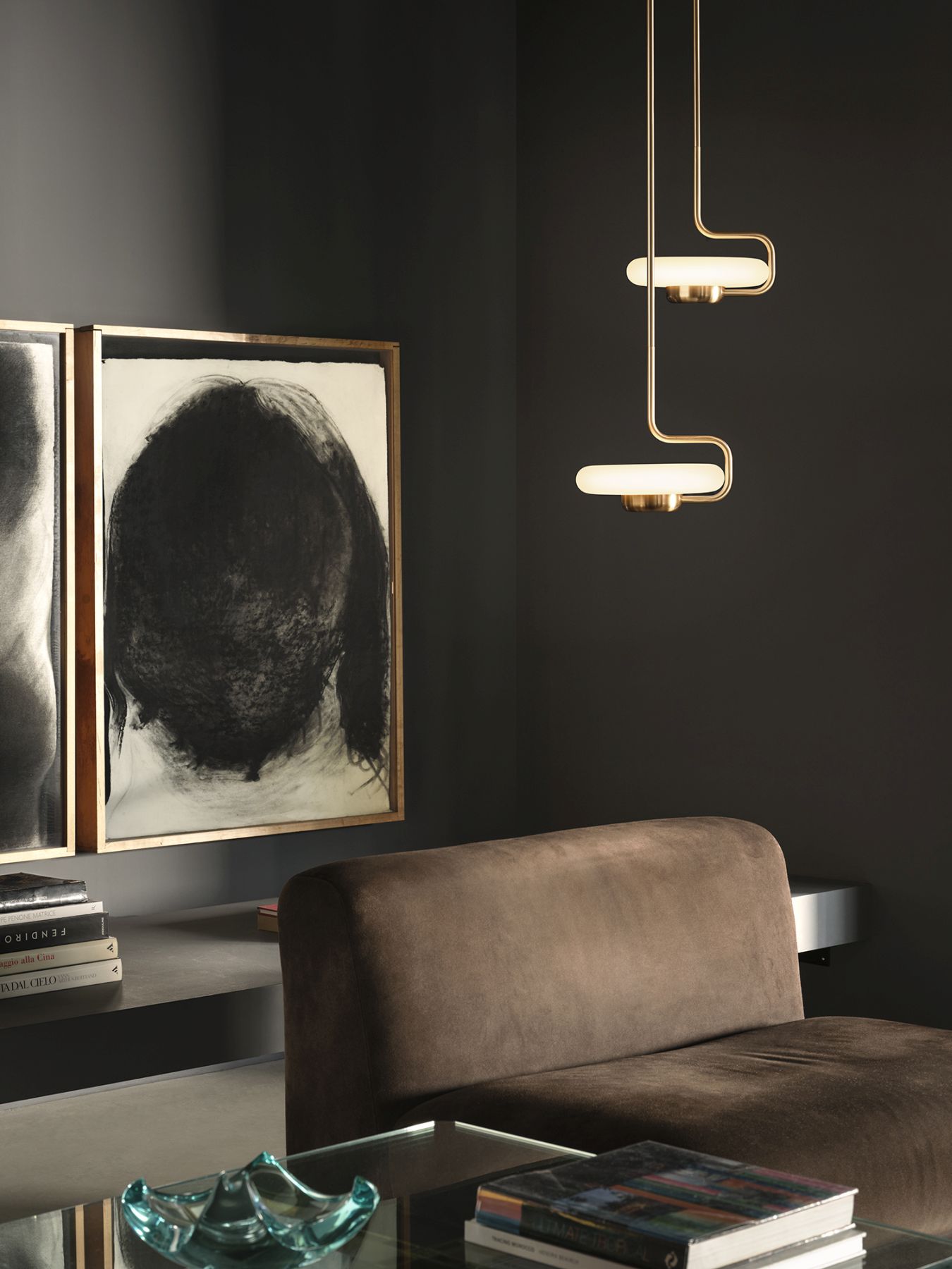Tratto Pendant lamp black Kdln