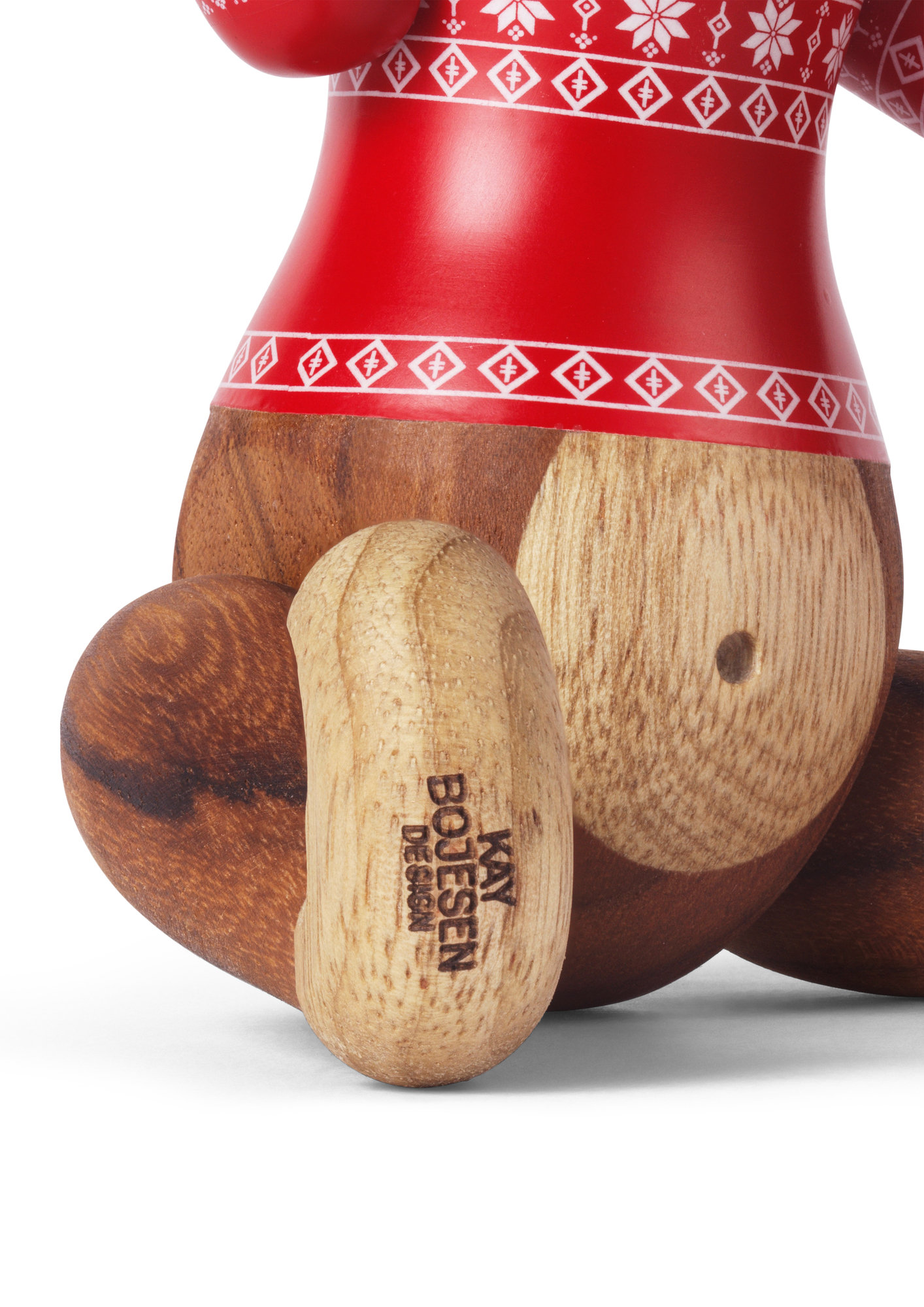 Christmas Jumper Monkey 2024 small wooden figure Kay Bojesen