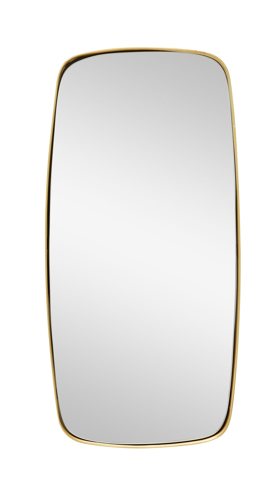Mirror Brass Wall Mirror Hübsch Interior SINGLE PIECES