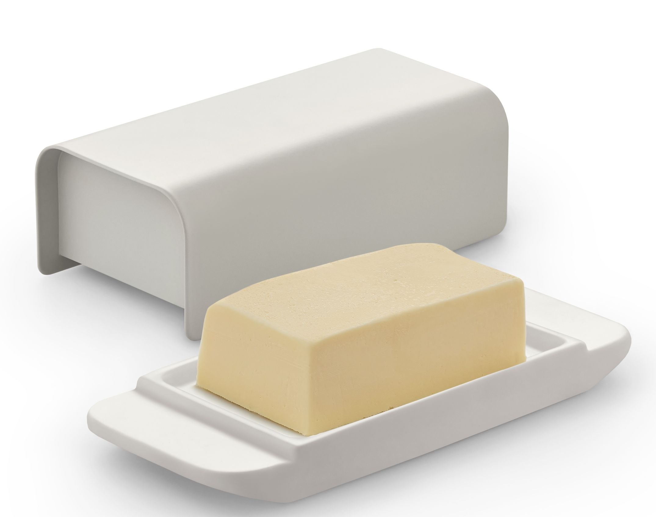  Mattina Butter dish BG04 Alessi Warm grey SINGLE PIECES