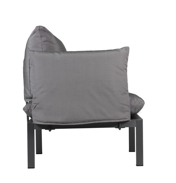 Domino Outdoor Sofa 2-seater Jan Kurtz Black/Graphite Grey