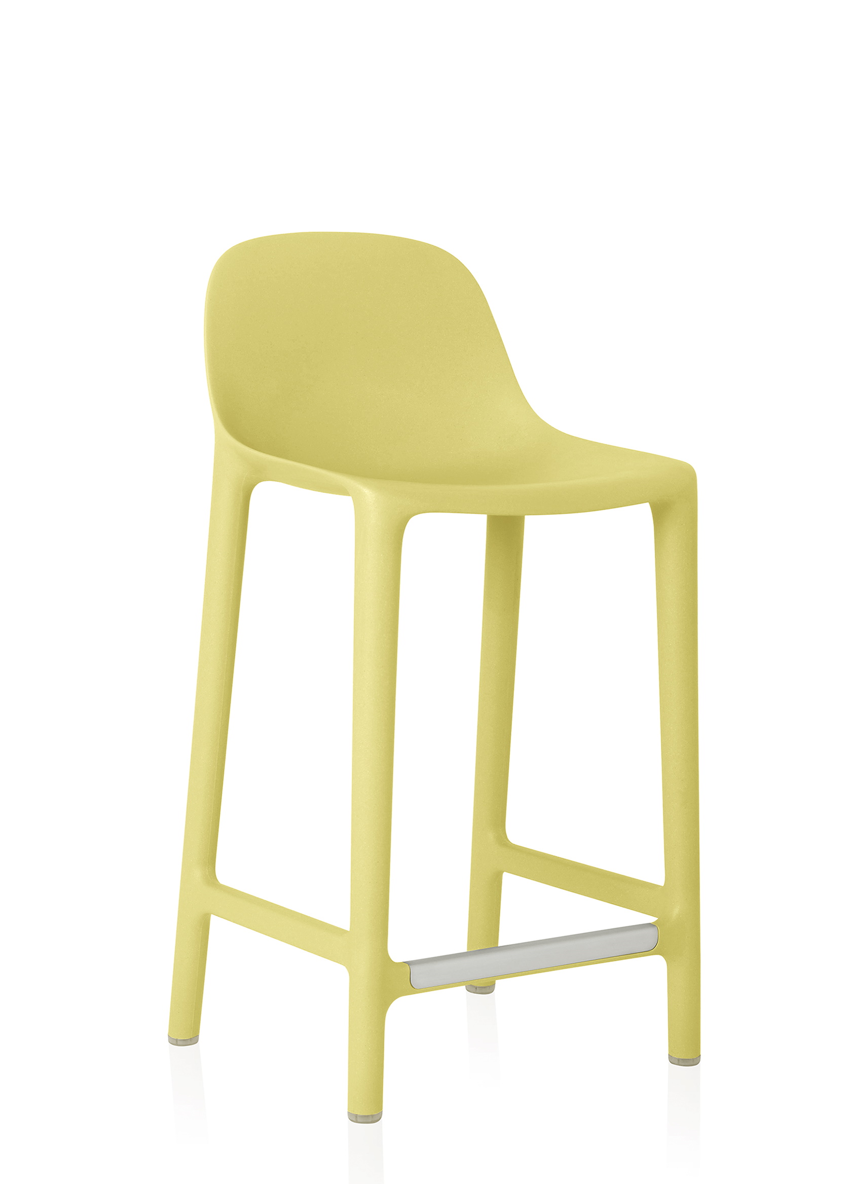 Broom Counter Stool Butter Yellow Emeco