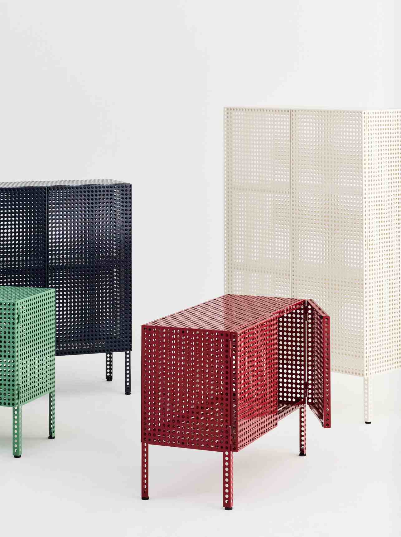 Perforated Cabinat Floor Large Sideboard Hay 