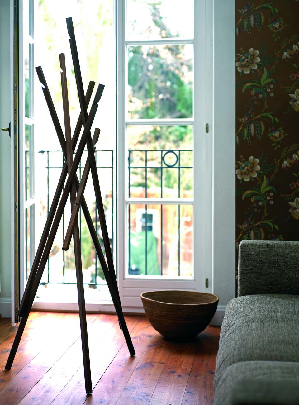 Sticks Coat Rack ESCHE NIGHT BLUE Schönbuch SINGLE PIECES