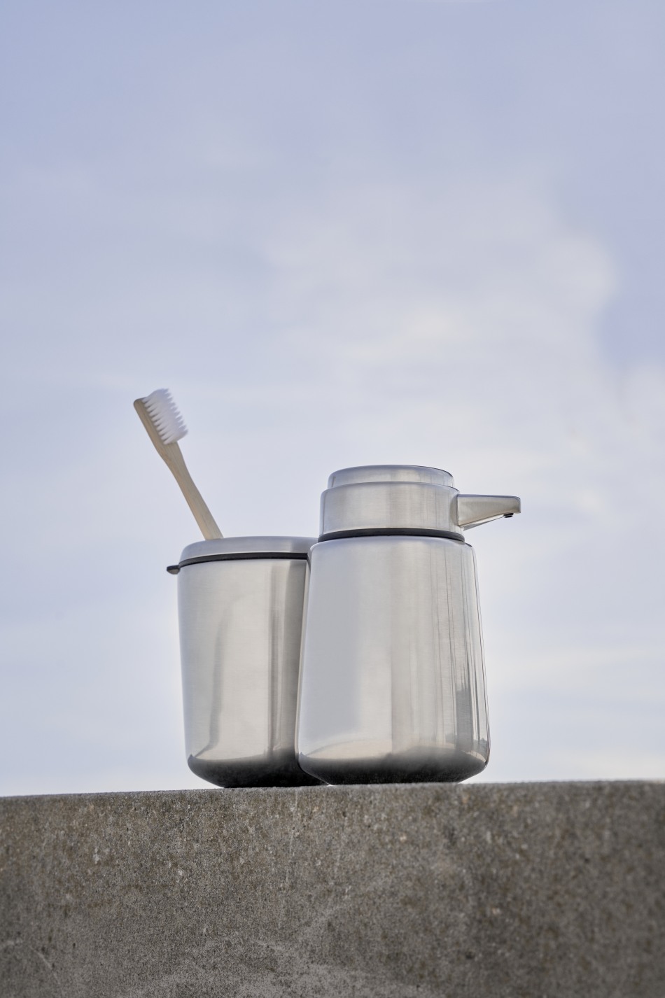 Toothbrush holder stainless steel Vipp