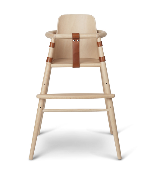 ND54 High chair with baby-insert beech Carl Hansen