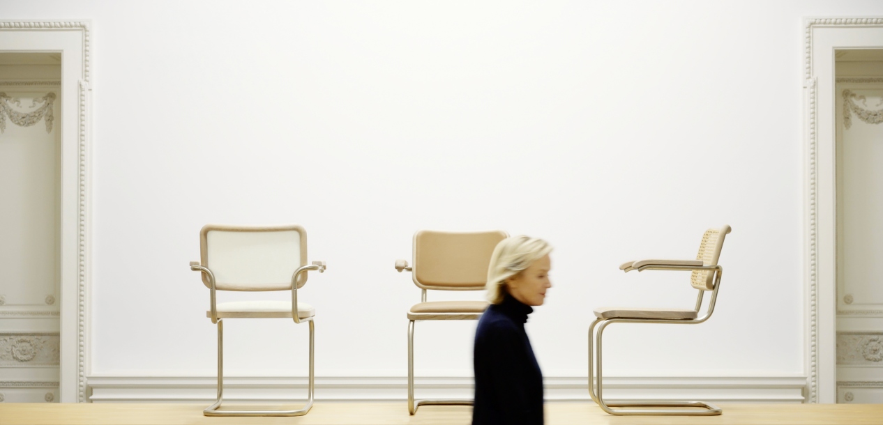 JS. Thonet by Jil Sander S 64 V / S64V cantilever chair Thonet 