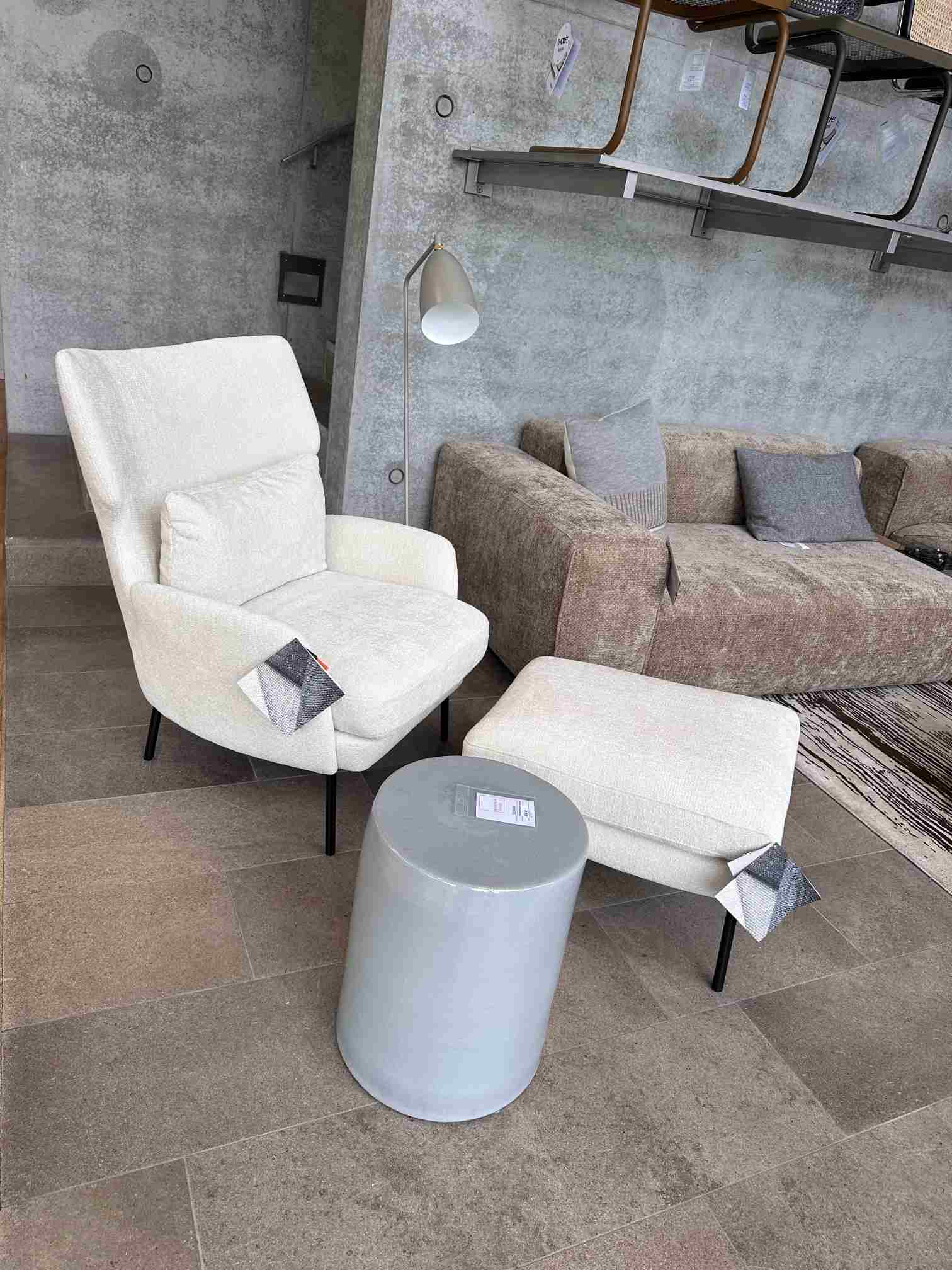 Seatrelax armchair & ottoman house model ed design