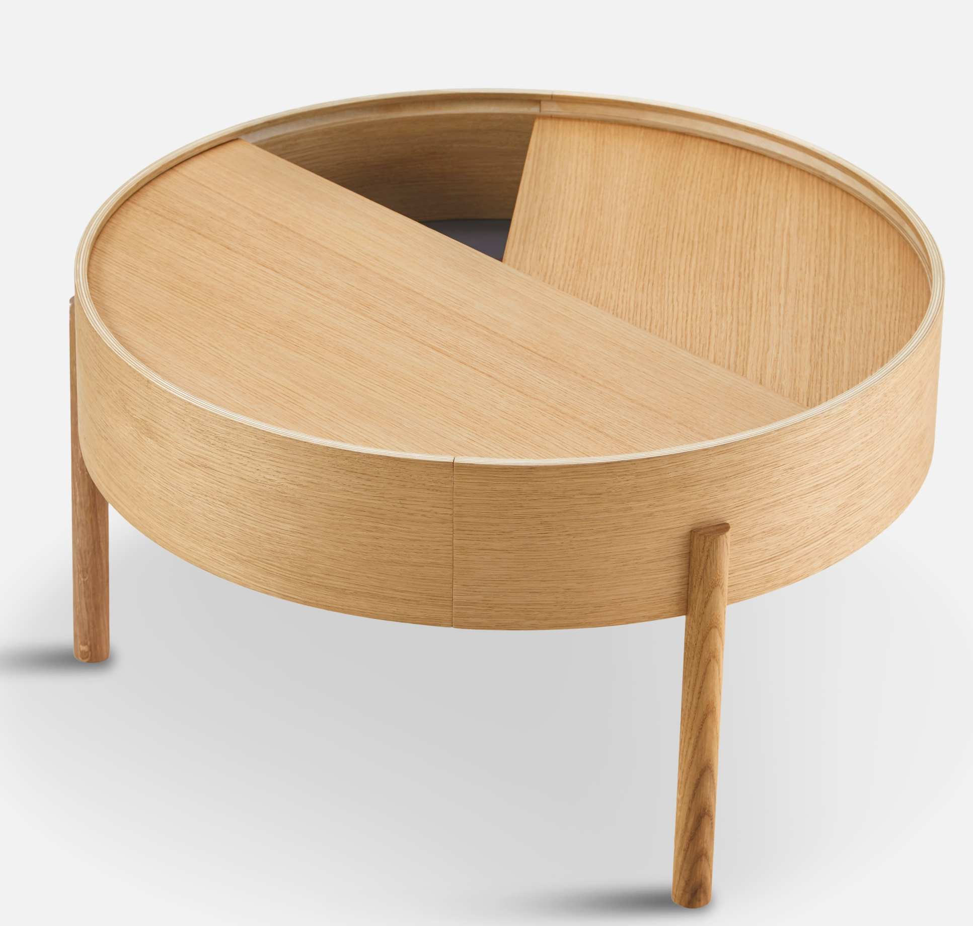 Arc Coffee table Oak oiled Woud