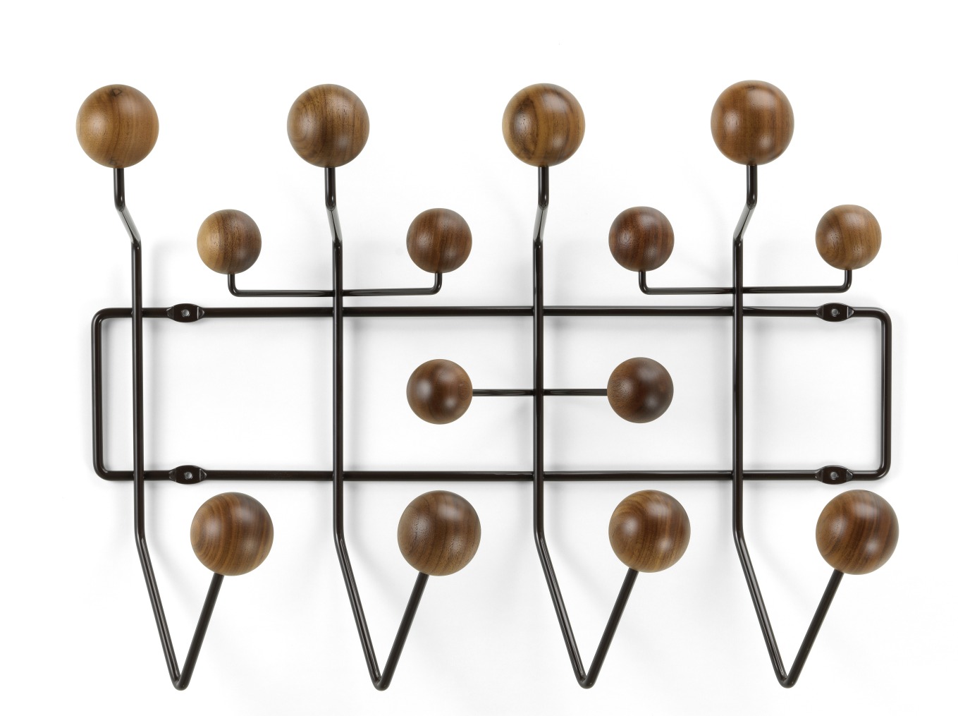 Eames Hang it all coat rack natural walnut Vitra NEW VERSION  