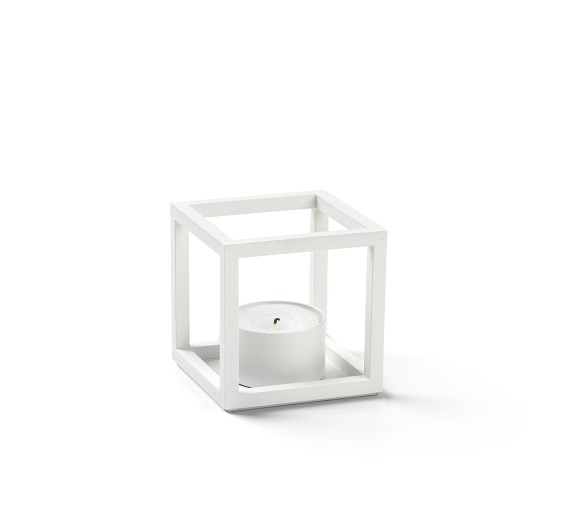 Kubus T Tealight Audo White SINGLE PIECES