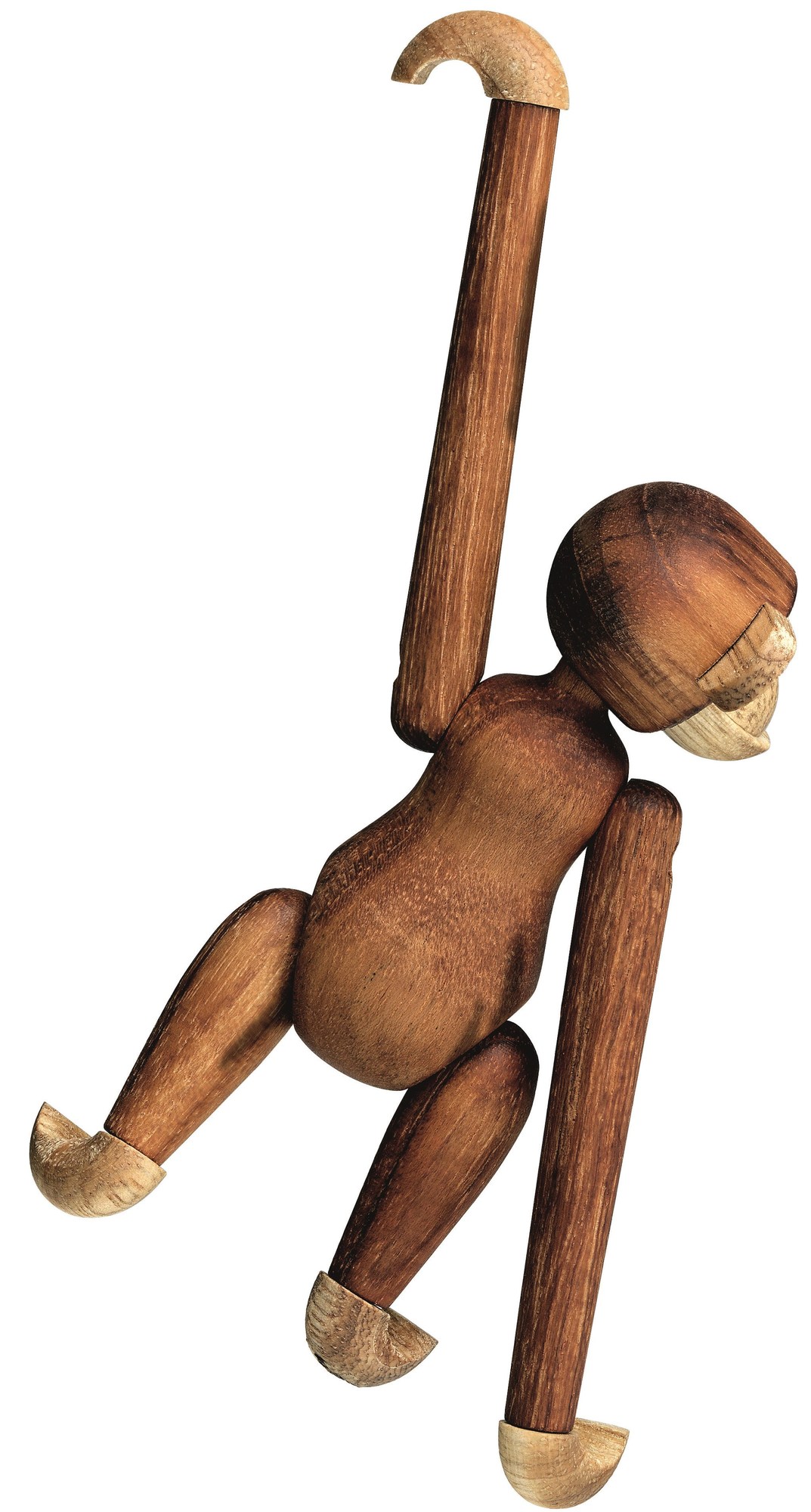 Monkey mini wooden figure teak Kay Bojesen