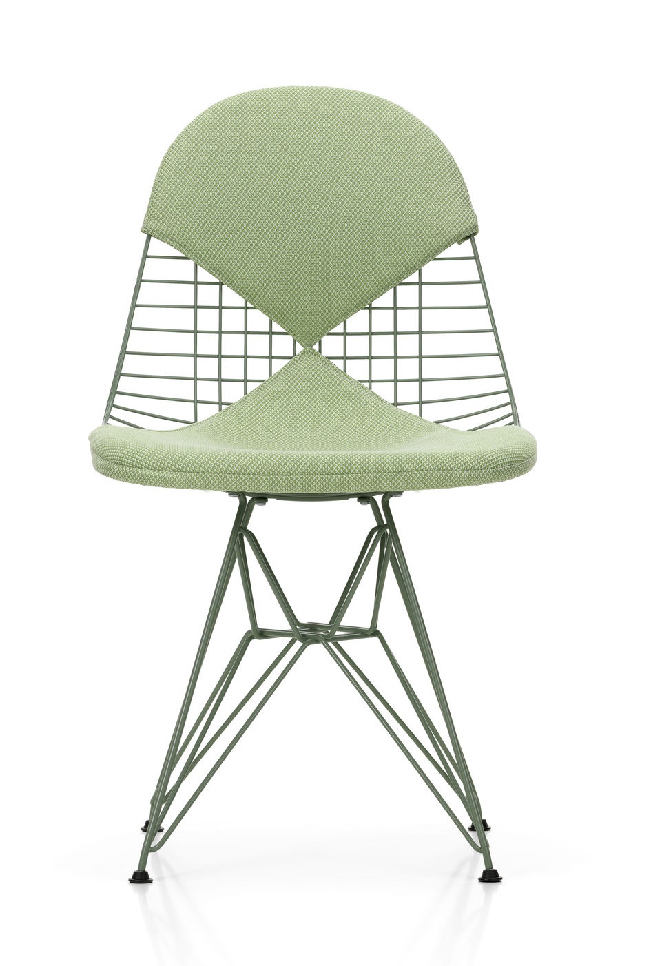 DKR-2 Wire Chair with seat and back cushion Vitra