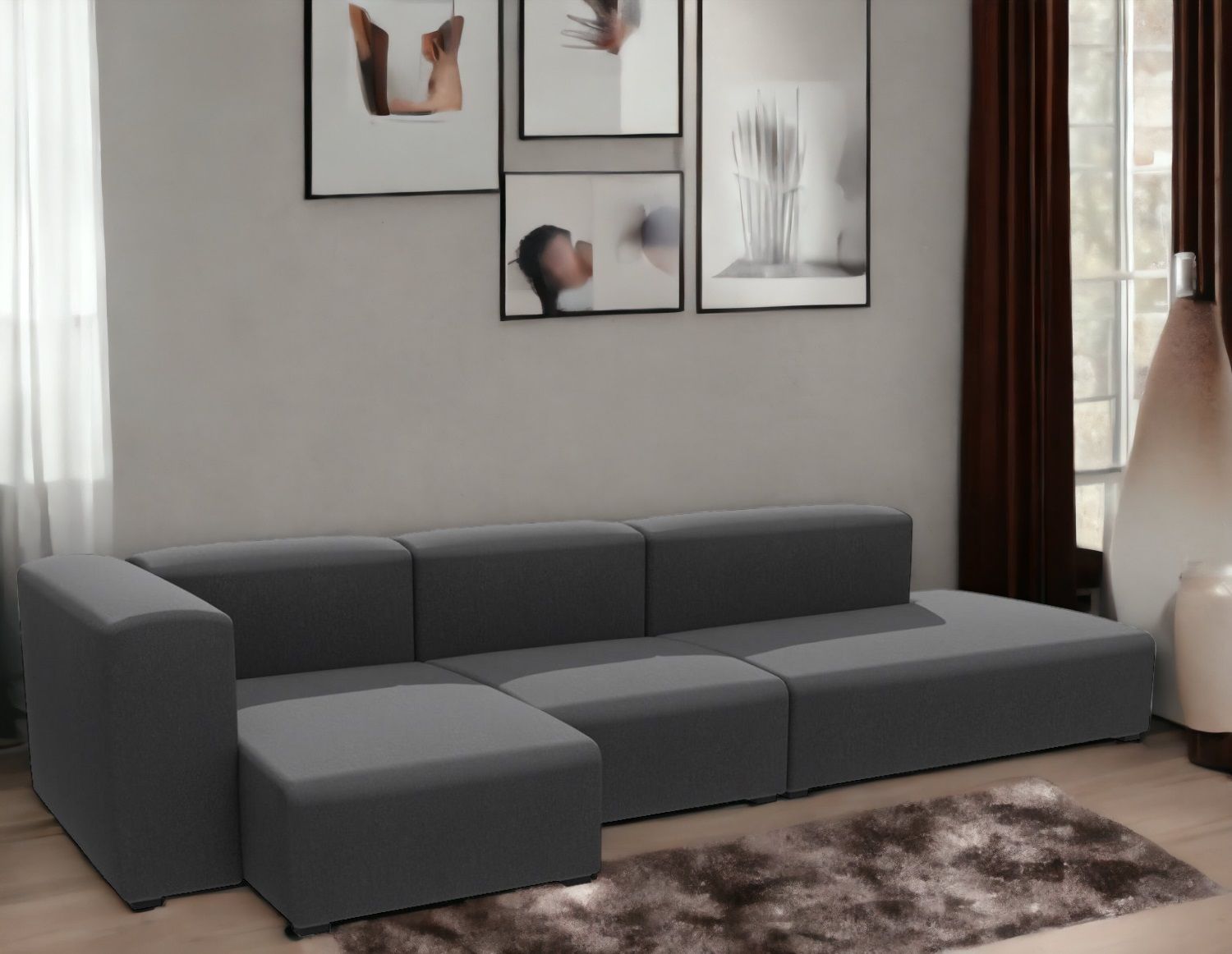 Mags Soft Sofa 3-seater Combination 3 Hay