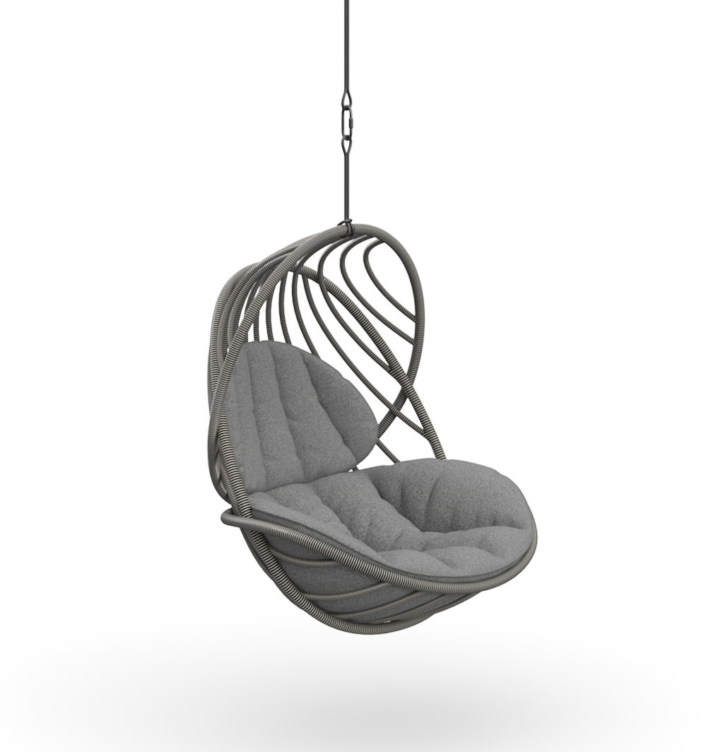 Kida Hanging Lounge Chair with Cushion Dedon
